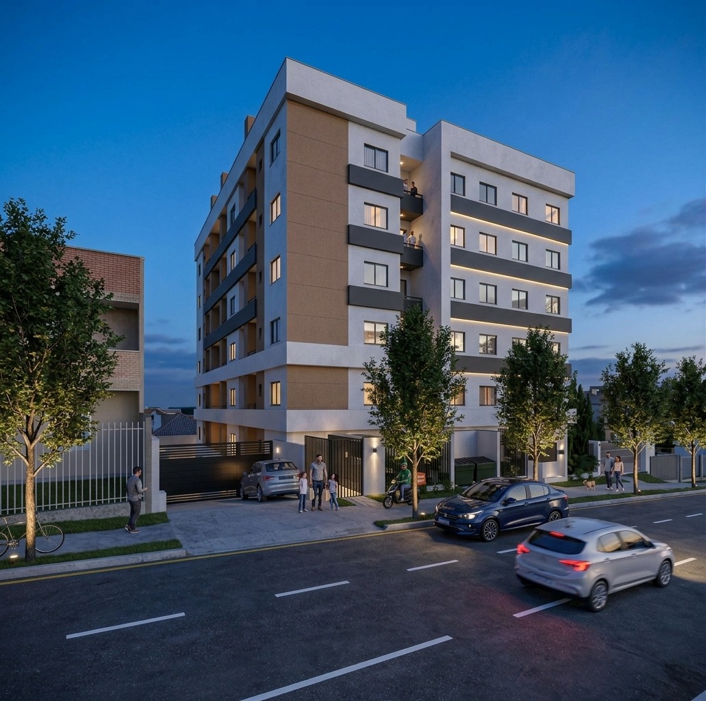 Residencial Yosemite ao anoitecer